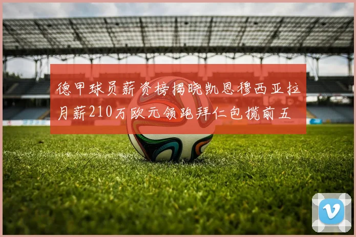 德甲球员薪资榜揭晓凯恩穆西亚拉月薪210万欧元领跑拜仁包揽前五